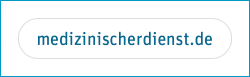 Link Button zur Internetseite www.medizinischerdienst.de